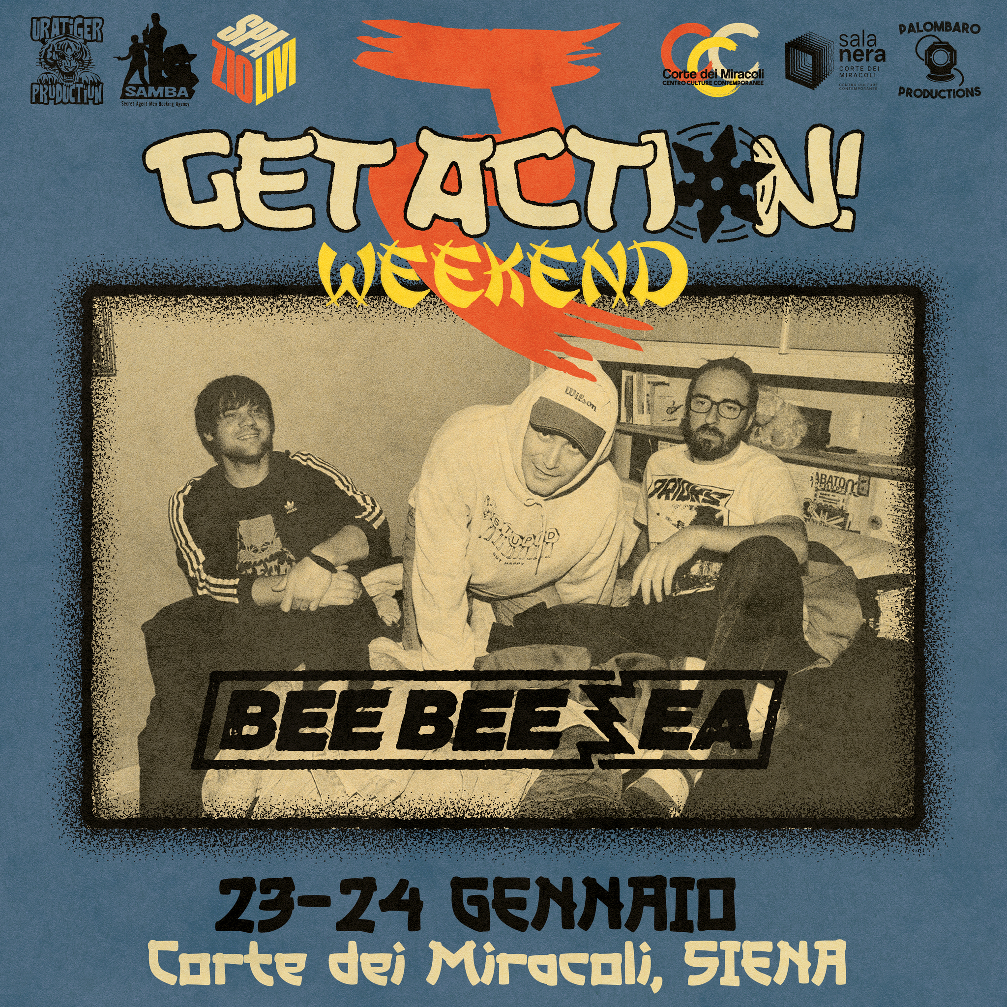 Band Lineup - Bee Bee Sea At Get Action! Weekend 2026