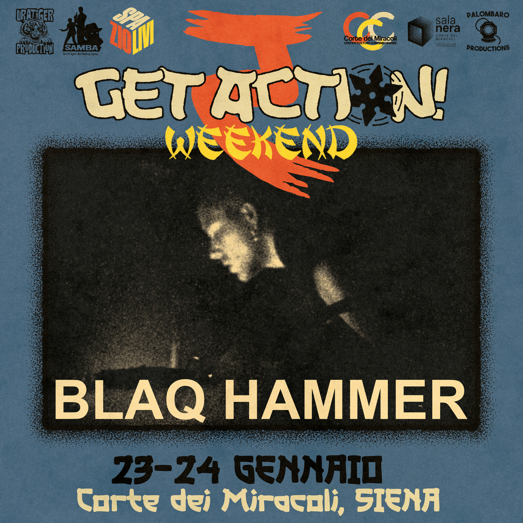 Band Lineup - Blaq Hammer At Get Action! Weekend 2026